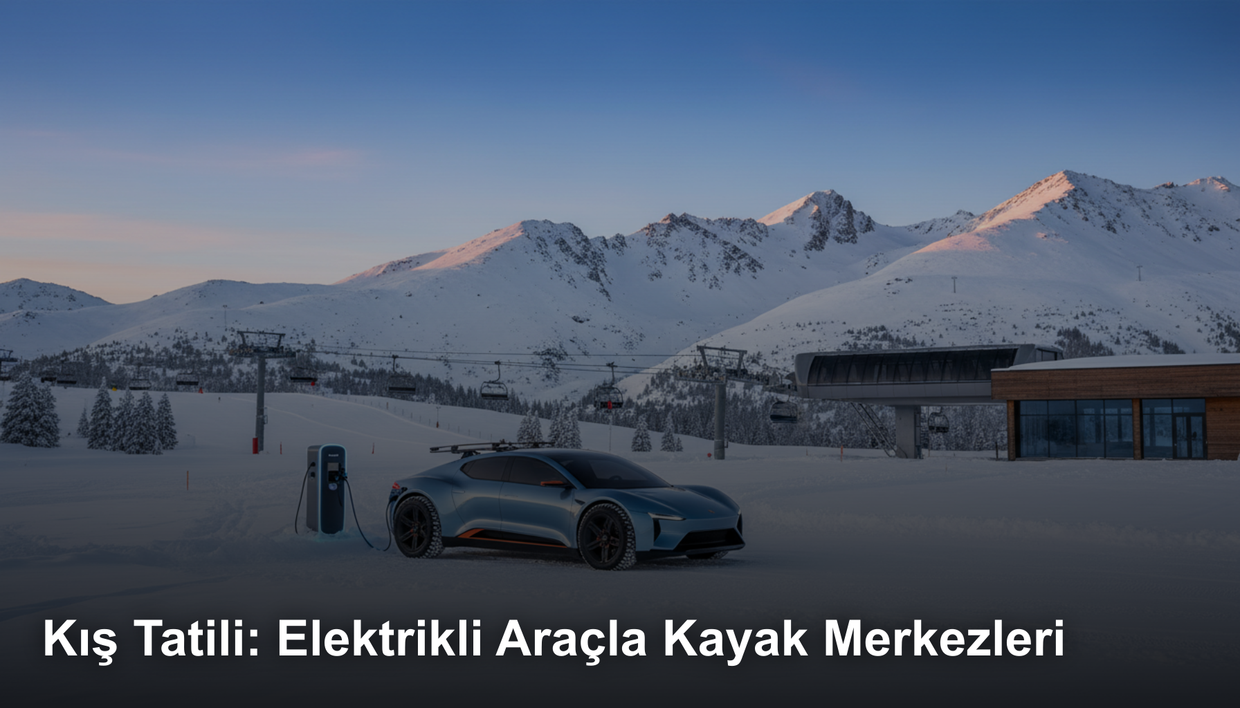 Kış Tatili: Elektrikli Araçla Kayak Merkezleri